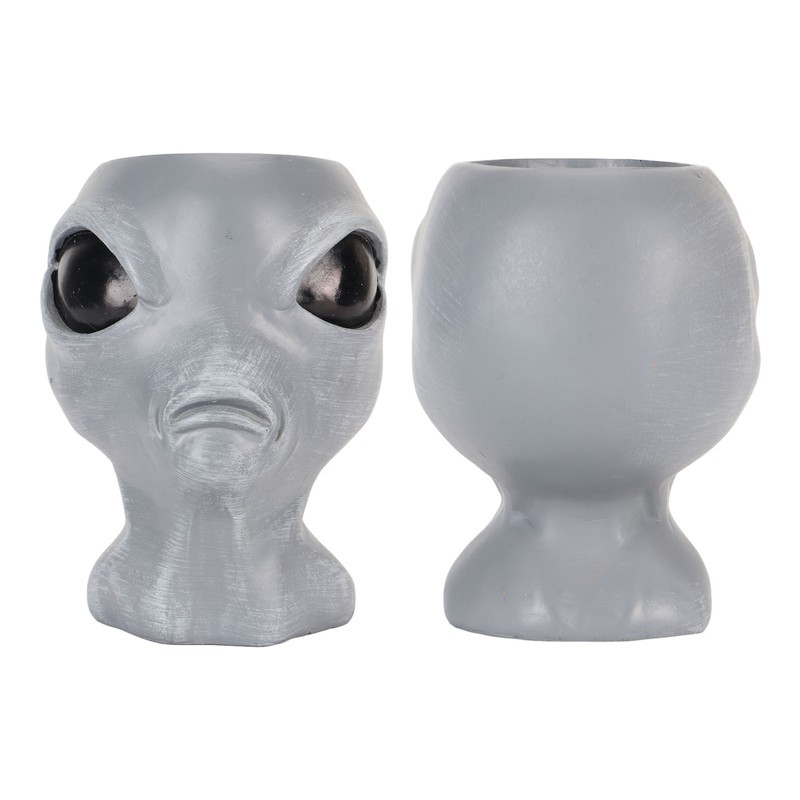 Alien Flower Pot Head Planter Pot Cute Resin Succulent Planter