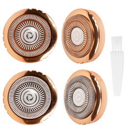 BLIBEE Hypoallergenic Replacement Heads & Blades for Facial Hair Remover, 2-Color 4-Pack, Perfect Fit for Women's BLIBEE Hair Removal Device, Sensitive Skin Safe