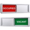 Sliding Vacant/occupied Door Sign Plaque Hotel Room Toilet Door Loo