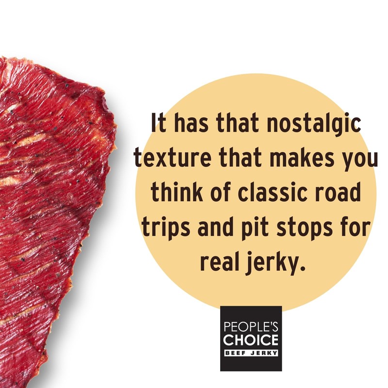 People’s Choice Beef Jerky – Original Big Slab – Whole