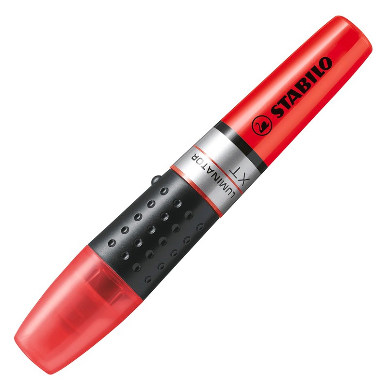 Highlighter - STABILO LUMINATOR - Box of 5 - Red