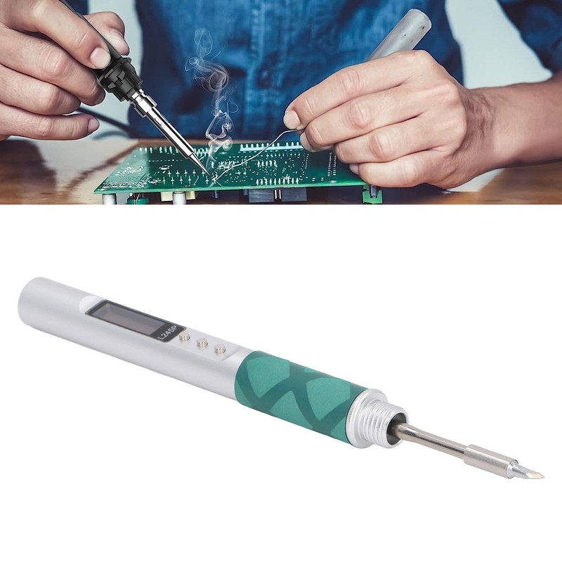 Electric Soldering Iron Kit Portable Welding Pen CNC Aluminum Alloy