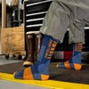 Darn Tough Vermont Backbone Boot Socks for Men, Indigo, XL