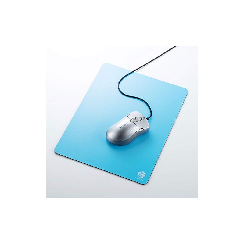 サンワサプライ ベーシックマウスパッド(Lサイズ) ブルー MPD-OP54BL-L