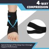 Sioven Ankle Brace for Men & Women - Adjustable Compression
