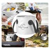 Baiao Folding Water Bucket, 20L Portable Collapsible Bucket Camping Storage
