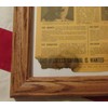 Framed World War Two, WW2 Newspaper. Nazi ADOLF HITLER Wanted