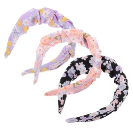 minkissy Floral Wide Headband for Women Fashion Headbands Set Stylish and Comfortable Hairband Flowers
