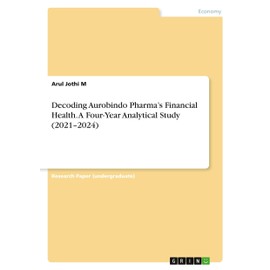 Decoding Aurobindo Pharma's Financial Health. A Four-Year Analytical Study (2021-2024)