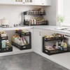 1 Pack 19IN Depth Under Sink Storage Organizer, Large 2-Tier