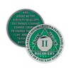 2 Year Sobriety Coin | Legacy AA Chip | Thick