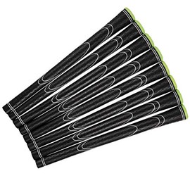 WORLD EAGLE TPR Golf Grips, Set of 8, Black
