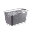 Draining Basket 2 Layer Japanese Style Kitchen Refrigerator Vegetable Storage