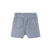 Vertbaudet Mädchen Paperbag-Shorts mit Streifen blau gestreift 116