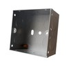 rhinocables Metal 1 Gang Single Socket Back Box, Single Pattress