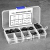 Akozon Nylon Nut 140 Pieces M2/M2.5/M3/M4/M5/M6/M8/M10 Thread Nylon Plastic Hex