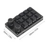 Macro Mechanical Gaming Keyboard 12 Keys 2 Knobs Programmable Wired