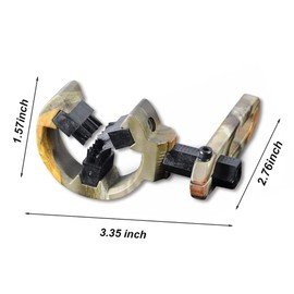 - QI HUO JU - Archery Arrow Rest Capture Brush Whisker Biscuit Arrow Rest for Compound Bow/Recurve Bow Hunting Targeting Right & Left Hand (Camo)