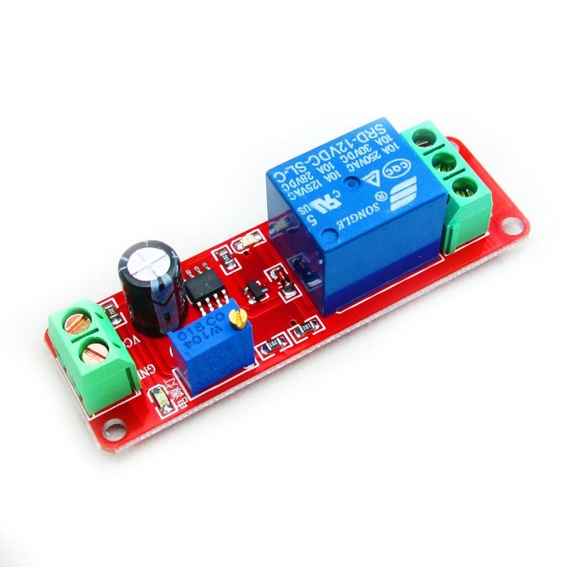 Hailege 5pcs NE555 DC 12V Delay Timer Relay Switch Module