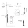 Shower System Shower Faucet Set with Push-Button Diverter and Wall