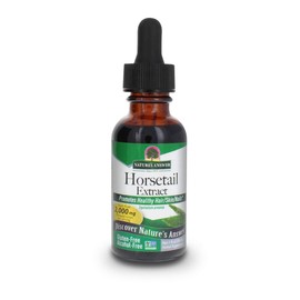 Nature's Answer Horsetail Extract Alcohol Free 1 Oz Super Concentrated Promotes Healthy Hair, Skin & Nails