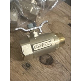 Parker 3/4” Parker Brass Ball Valve Male to Female 600psi Part # V510P-12-04 USA Stock