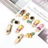 6 Pieces Creative Fridge Magnet with Floating Character, Cute Beach
