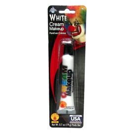 Rubie's Costume Co. Mehron White Cream Makeup 0.7 oz -, One Size, Multicolor