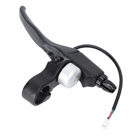 Electric Scooter Handbrake Waterproof Aluminum Alloy Replacement Scooter Brake Lever with Bell for Electric Bike