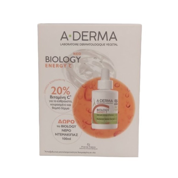 ADerma Biology Energy C Serum, 30ml & FREE Biology Micellar