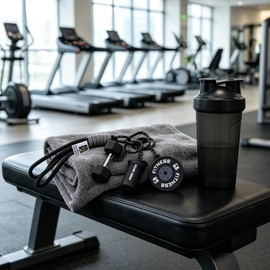 2PCS Llavero Gym Fitness, Colorido Juego de Llaveros de Fitness con Mini Pesas de Plastico, Ganchos para llaveros, Regalo para Gym Rats