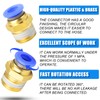 ERGAOBOY 10pcs 8mm Pipe AD x 1/4 BSP Male Thread
