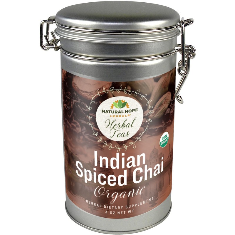 Natural Hope Herbals INDIAN SPICED CHAI TEA - USDA Certified