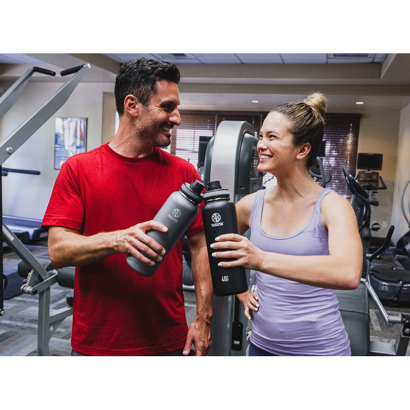 Takeya Originals aislado botella de agua de acero inoxidable, 40