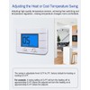 Aowel Non Programmable Thermostat for Home 1 Heat/ 1 Cool