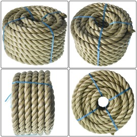 labworkauto ProManila - UnManila,Polypropylene Cord Twisted 3 Strand, Lightweight Synthetic Rope for DIY Projects, Marine, Commercial, Landscaping, Tug of War