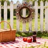HipTree 20 Inch Patriotic Wreath for Front Door, 4th of