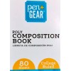 pen+gear composition book 80 Sheets Durable POLY Cover,COLLEGE RULED,color green