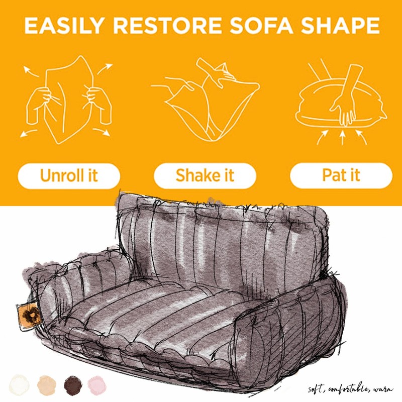 FUNNY FUZZY Dog Bed for Small Dogs - Orthopedic Dog