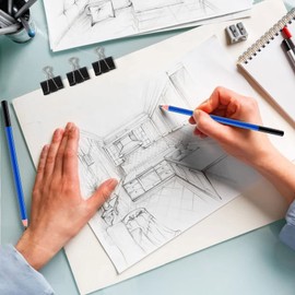 JOTOL 145-Piece Pencils Sketching Pencils Set, Drawing Pen Set, Sketching Drawing Set, Professional Art Set with Kit Bag for Artists, Beginners, Adults, Children, Teachers