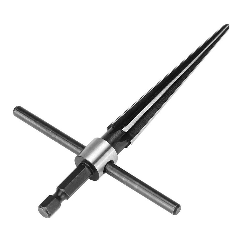 T Handle Tapered Reamer Tool 3-13mm(1/8-1/2 ), 6 Fluted Chamfer