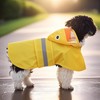 IOICYBF Dog Raincoat Hooded, Reflective Dog Slicker Poncho Adjustable Waterproof