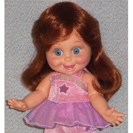 PrillyCharmin Janelle ** DOLL WIG ** Size 12 GINGER Medium Length with Bangs