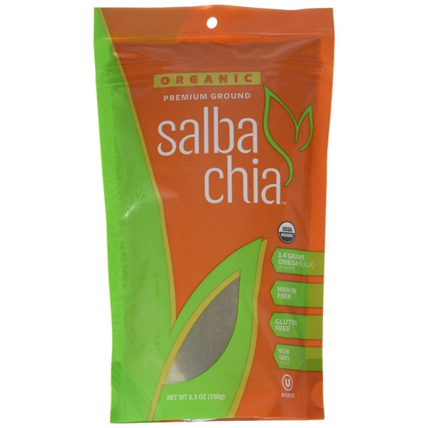 Salba Smart Chia Organic Ground Seed, 5.3 Ounce
