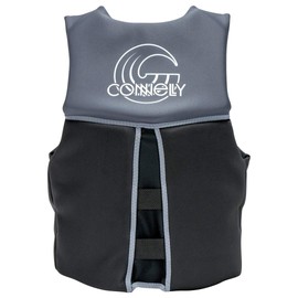 CWB Connelly Classic NEO Neoprene Mens X Large Boating Water Sport Fishing Life Jacket Vest PFD, Black/Gray