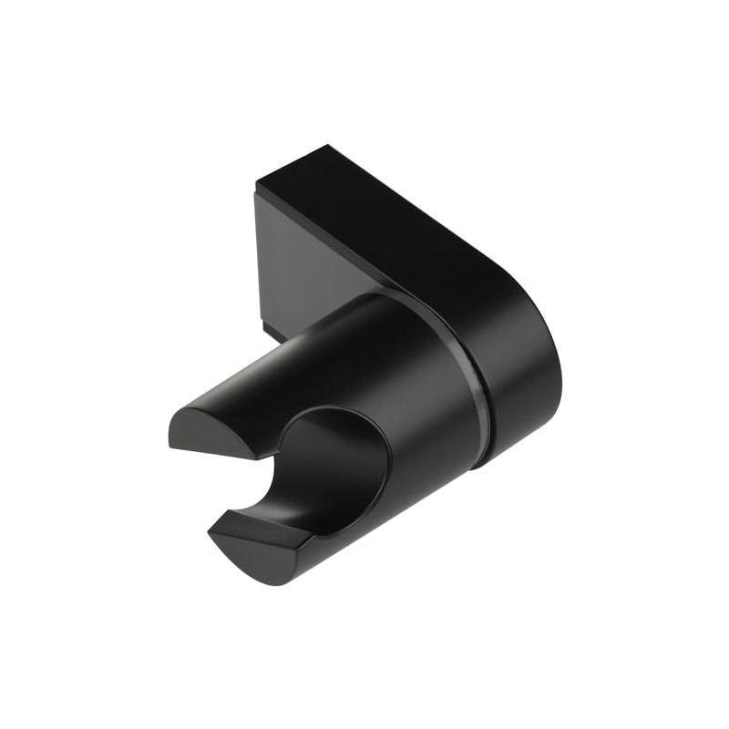 Shower Holder Black Matt Tilt Angle Adjustable ABS Chrome-Plated Wall