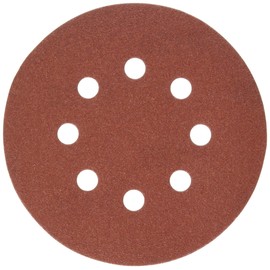 PORTER-CABLE 735801205 5-Inch 120 Grit Eight-Hole Hook & Loop Sanding Discs (5-Pack)