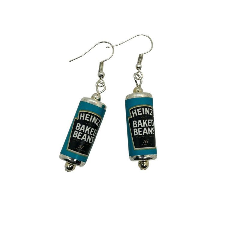 Baked Beans can earrings - Mixed Up Dolly