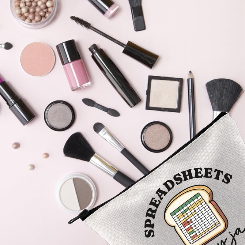 Cpa Gift Spreadsheets are My Jam Makeup Bag Tax Season
