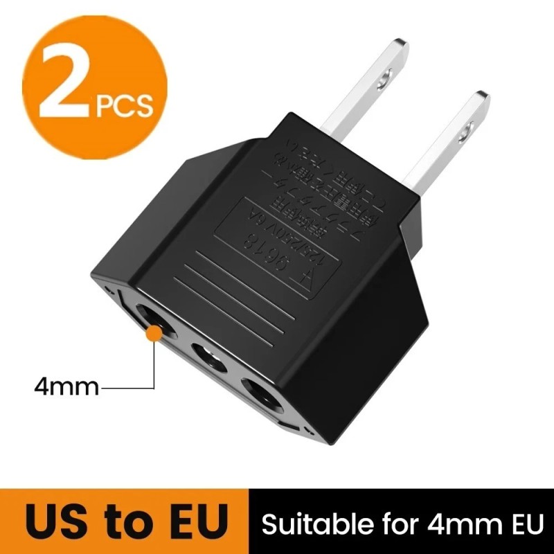 Unbranded European EU To US American Adapter Plug Converter -